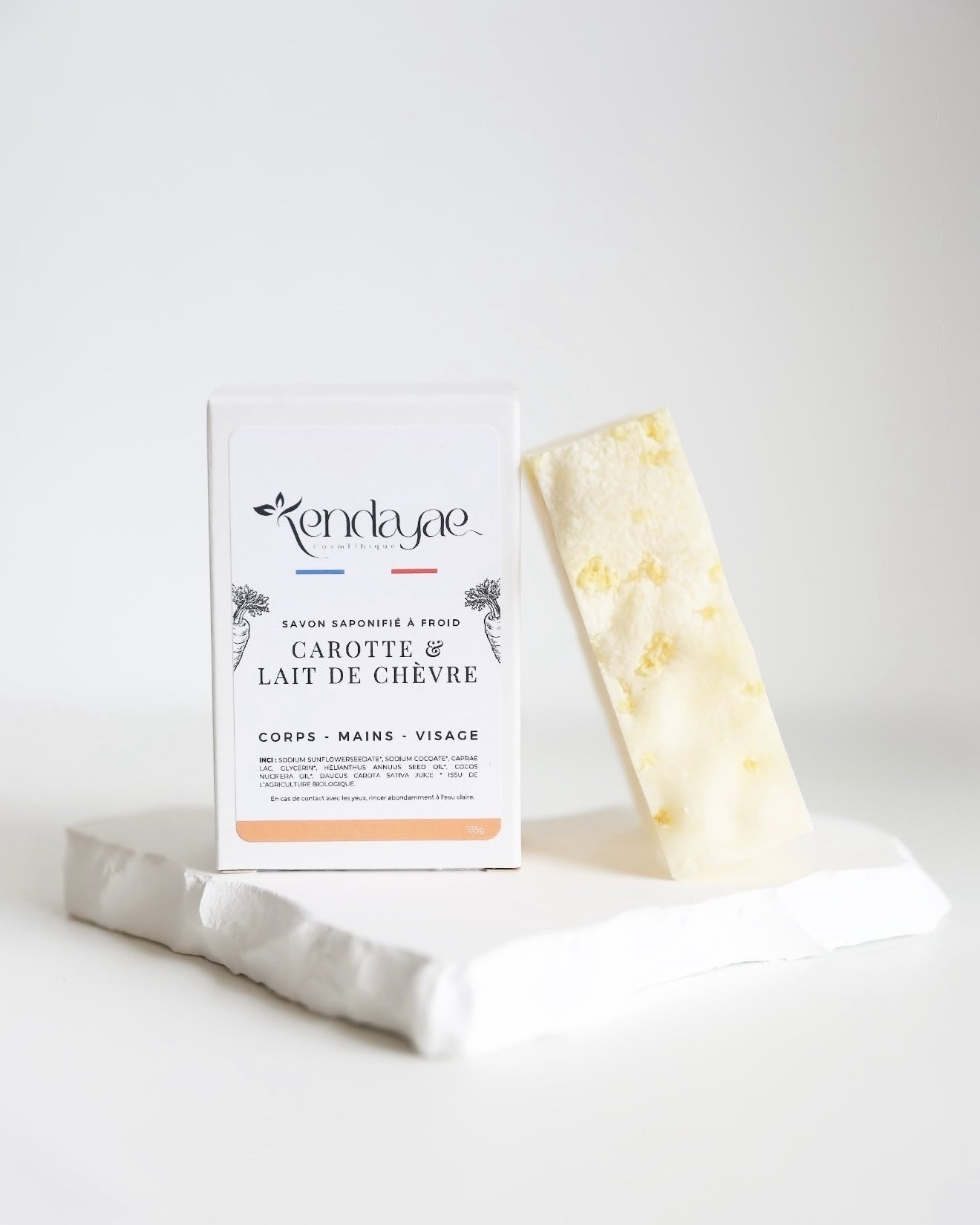 Soleil sur ma peau | Savon à la Carotte & au lait de Chèvre