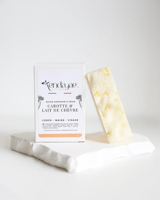 Soleil sur ma peau | Savon à la Carotte & au lait de Chèvre