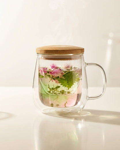 Ta tasse, ton glow ✨ - Tasse à infusion en verre